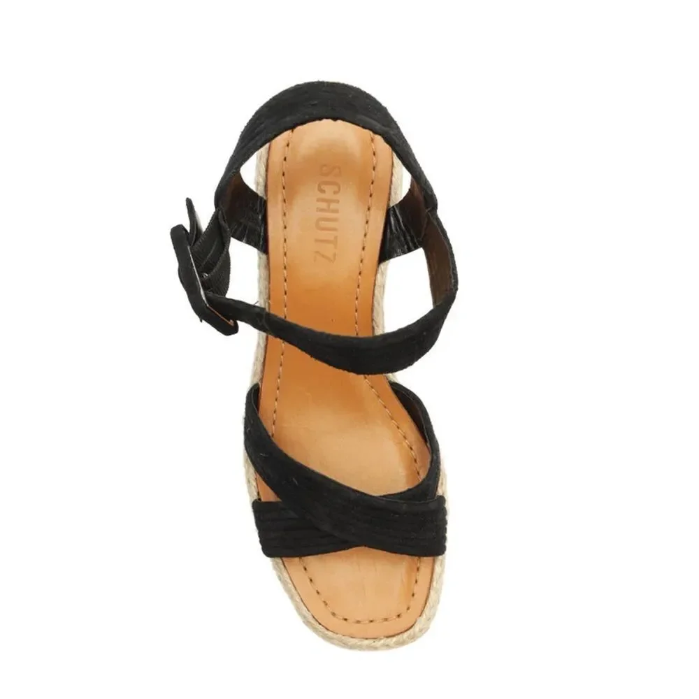 Schutz Blisse Nubuck Sandal